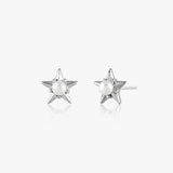 Tiny Star Pearl Earring