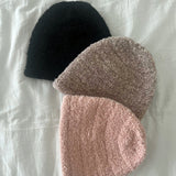 Nien boucle fur beanie hat