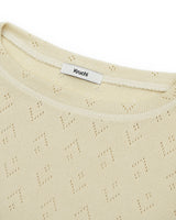 パンチングニット (クリーム) WOMENS