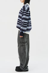 Tora Open Striped Knit (3color)