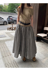 Khaki Collection オーバーサイズショルダー 半袖Tシャツ