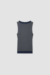 Two Layered Sleeveless / Grey