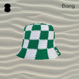 [MADE] Étang チェッカーボードハット | グリーン