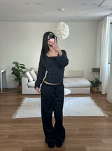 ルーズフィット デイリー スウェットパンツ