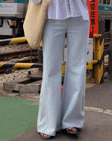 Jeanne wide denim pants