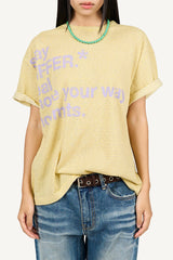 Disturb striped print T-shirt
