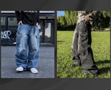 Baren Dart Wide Cargo Jeans
