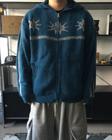 HX モヘアトラックニットジップアップ (3C)