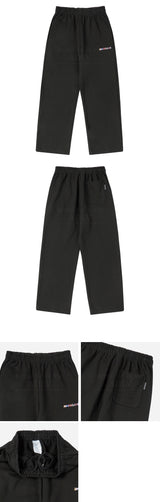 24FW ベリーコラージュロゴパンツ ブラック
