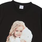 25SS ベイビーフェイスハグベアドールスリーブTシャツ ブラック