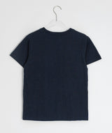 バル ドット レタリング セミクロップ ショートスリーブ Tシャツ