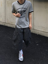 Niff Washed Wide Bermuda Pants 3C