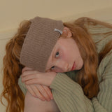 [CASHMERE 100%] カシミヤベーシックヘアバンド (BROWN)