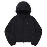 KIRSH PLAIN INCISION WOVEN WINDBREAKER [BLACK]