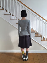 Chateau Floral Button Long Sleeve (3color)