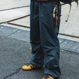 Pigment nylon pants / Dark blue