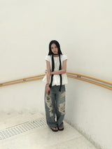 Has Balloon Puff Blouse (3c)