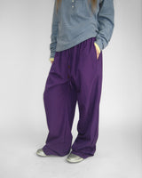 WOOD STRING WIDE PANTS
