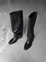 1212レザー ウォーマー ロング ブーツ (5cm)