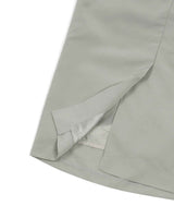 Draped Long Skirt _ GREY