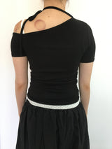 Unbalanced Tie T-Shirt (4color)