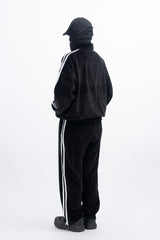 Stua Velour Velvet Set-Up Sweatpants