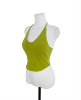 du deep cozy halter sleeveless top