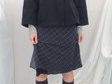 Shea Checkered A-skirt