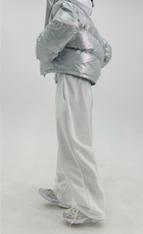 GLOSSY PEARL SHINY NUPSI SHORT PADDING - 2 COLOR