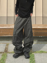 Looker Shirring Cargo Cotton Pants 3C