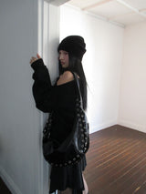 multi eyelet cross bag