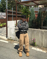 バックバックルワイドスラックス