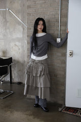 Cozy Mood Layered Brushed Tee
