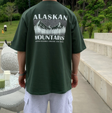 ography Alaska Mountain Overfit Short Sleeve