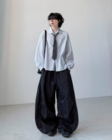 Deo ストライプクロップシャツ