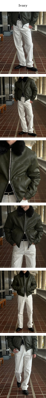 [F/W]ベルベットセミワイドパンツ(3色)