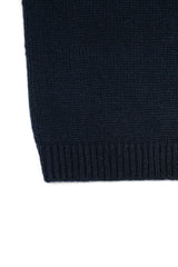 ミニフラワーショートニット [Navy]