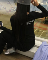 "ONLY" lettering U-neck short-sleeved T-shirt