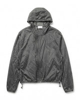  WAVE ZIPPER NYLON HOODIE