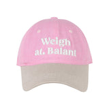 2-Tone Washed Ball Cap - Pink