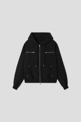 Heaton hevy rivet hood zipup