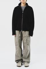 Junky Knitted Zip Up (3color)