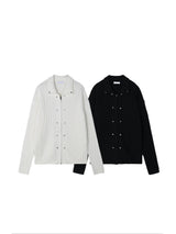 WL Ed Rivet Ribbed Knit Zip-Up (2C)
