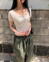 ディフュースレースショートスリーブTシャツ