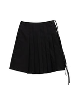 (W) Has Pleats Wrap Skirt