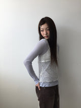 セインドットシフォンブラウス (2color)