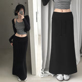 Fuzz Folding Banded Maxi Skirt