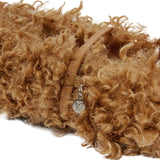 Fur Baby 0013. カーリー プードル フラットシューズ - 4colors