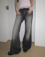 Byuon Semi-Low Bootcut Denim Pants