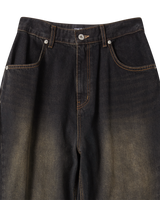 25FW ウォッシュドワイドデニムパンツ